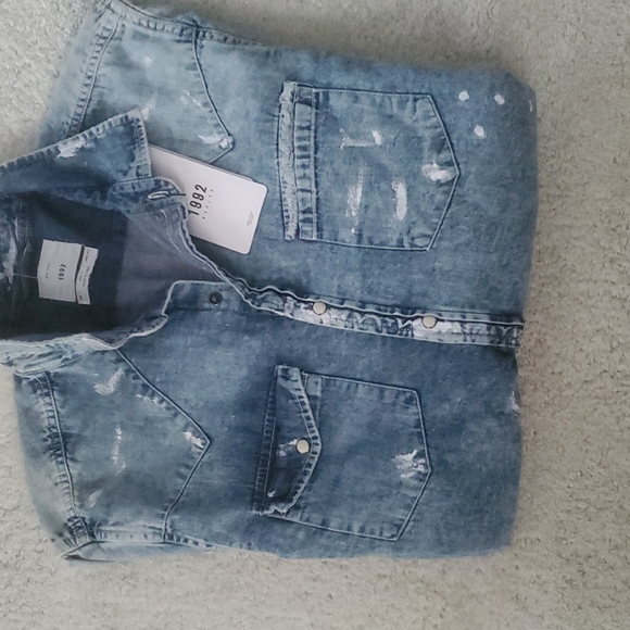 Men's Jean Jacket by 1992 Basics and Zipcode Designs original Denim - Picture 2 of 5